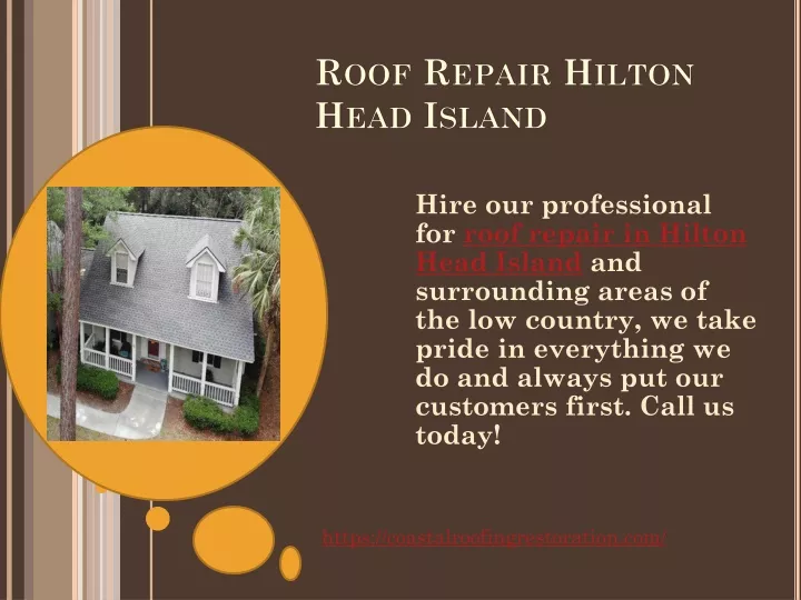 hire our professional for roof repair in hilton