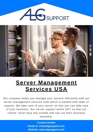 server management services usa