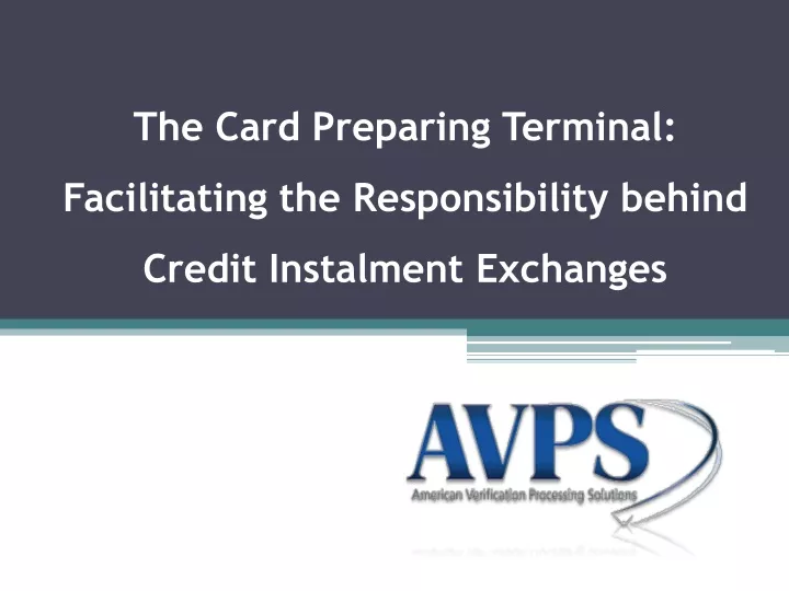 the card preparing terminal