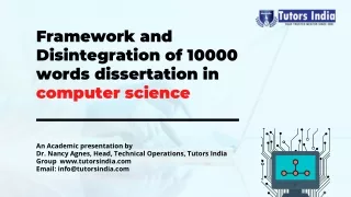framework and disintegration of 10000 words