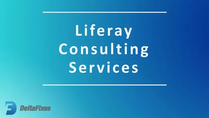 liferay consulting services