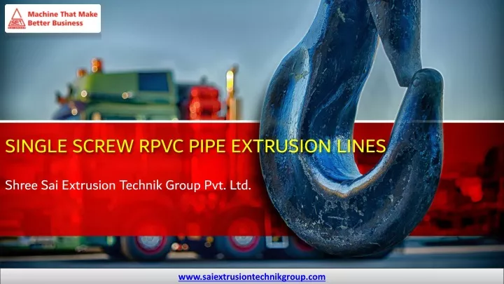 single screw rpvc pipe extrusion lines
