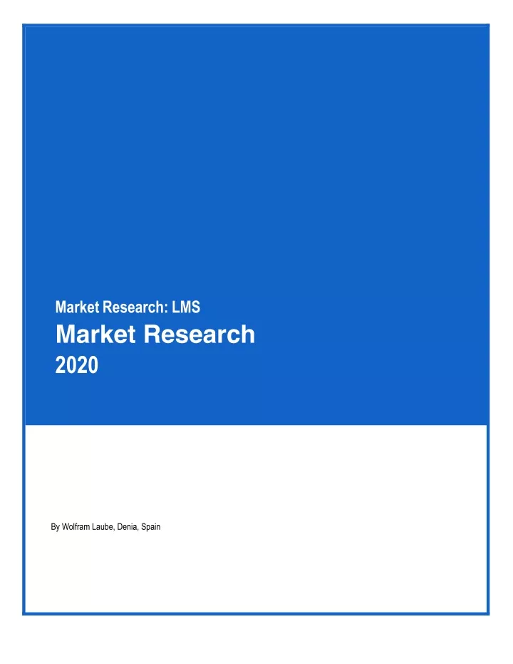 market research lms market research 2020