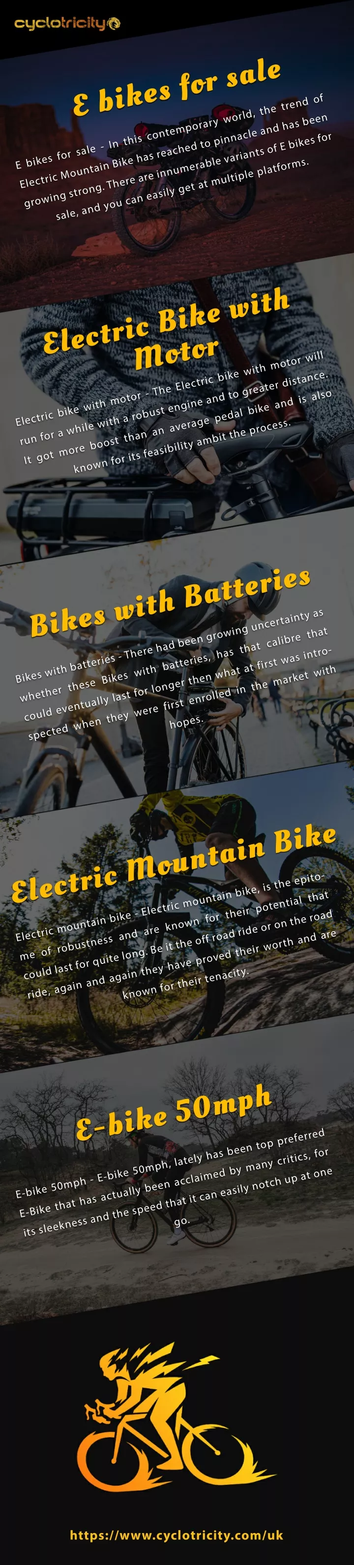 e bikes for sale growing strong there