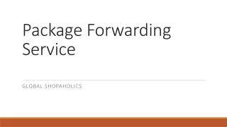 package forwarding service