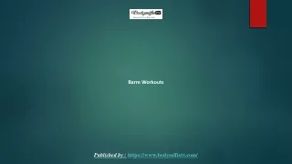barre workouts