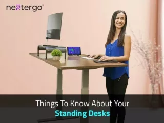 Things To Know About Your Standing Desks