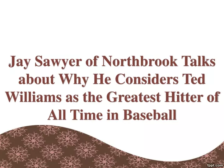 jay sawyer of northbrook talks about
