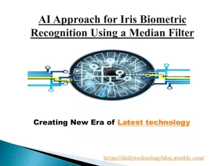 AI Approach for Iris Biometric Recognition Using a Median Filter