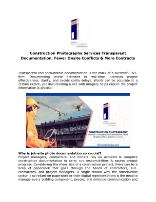 construction photography services transparent