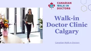 walk in doctor clinic calgary