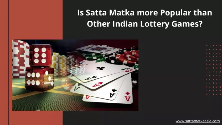 is satta matka more popular than other indian