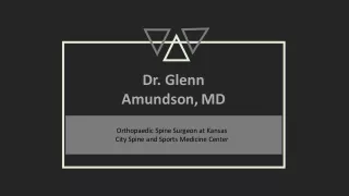 Dr. Glenn Amundson, MD - Orthopedic Surgeon From St. Joseph, MO