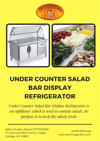 under counter salad