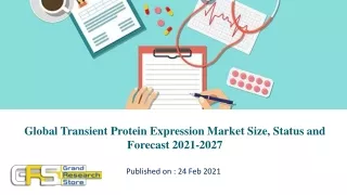 global transient protein expression market size