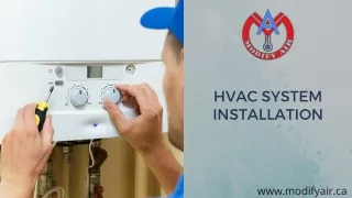 HVAC System Installation- Install From Experts