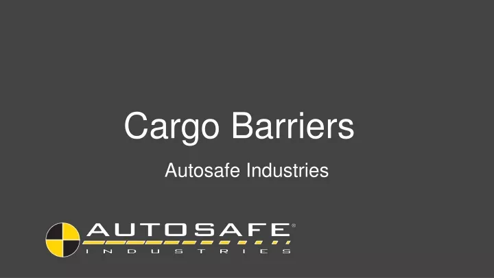 cargo barriers