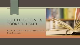 Best Electronics Books