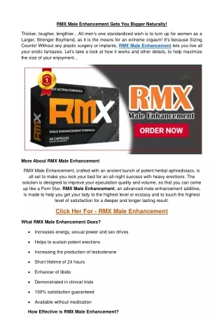 rmx male enhancement gets you bigger naturally