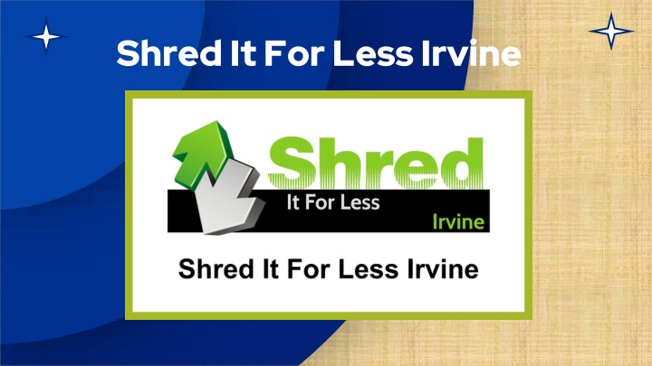 shred it for less irvine