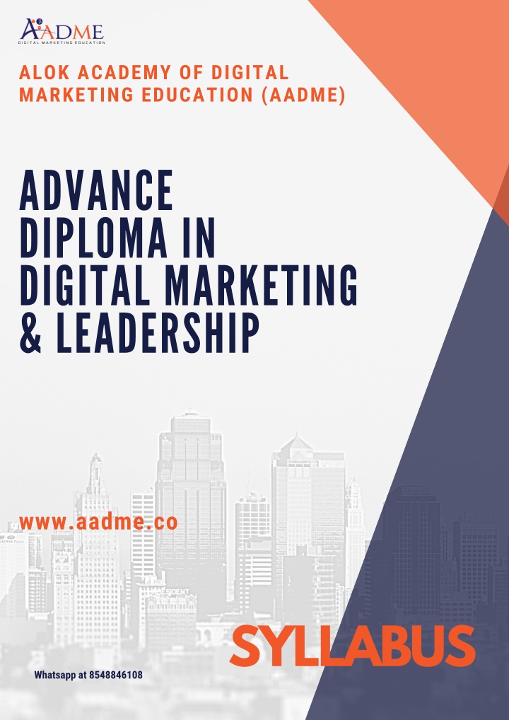 alok academy of digital marketing education aadme