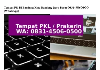 Tempat Pkl Di Bandung Kota Bandung Jawa Barat 0831.4506.0500{WA}