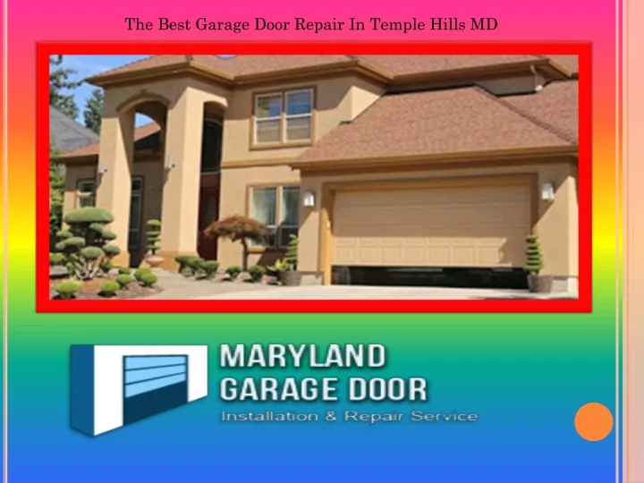 the best garage door repair in temple hills md