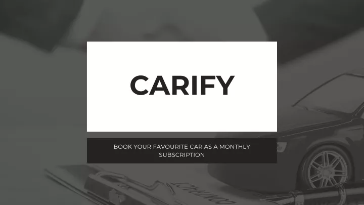 carify