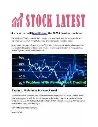 4 stocks that will benefit from the 2020