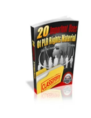 20 Important Uses Of PLR Rights Material