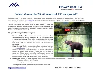 iffalcon smart tvs