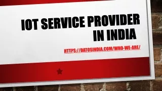 iot service provider in india