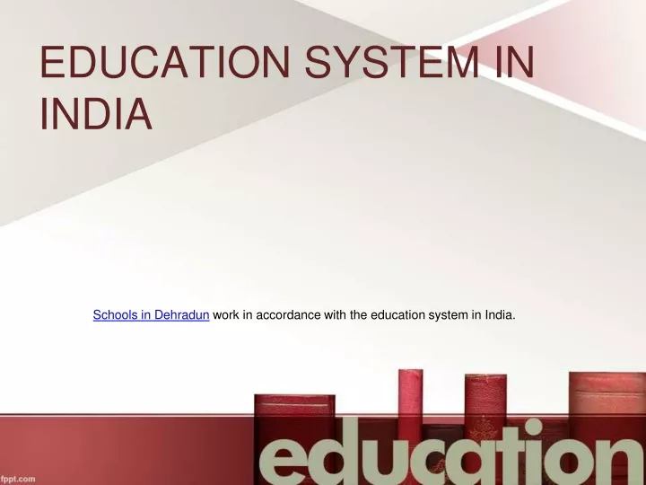 education system in india