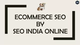 Ecommerce SEO by SEO India Online
