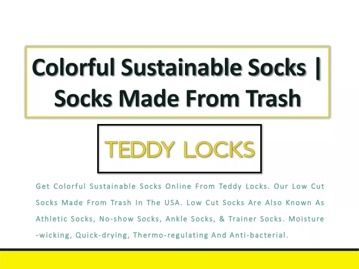 colorful sustainable socks socks made from trash