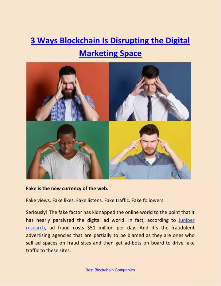 3 ways blockchain is disrupting the digital