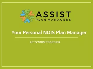 NDIS Plan Management Provider