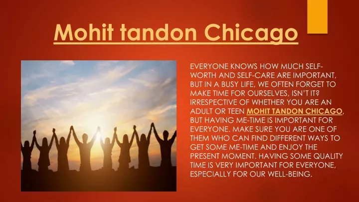 mohit tandon chicago