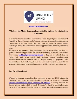 www universityliving com