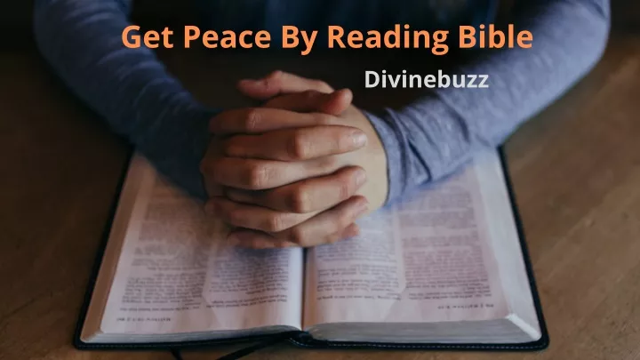 get peace by reading bible