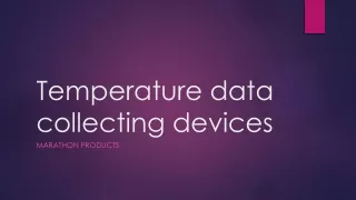 temperature data collecting devices