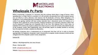 wholesale pc parts