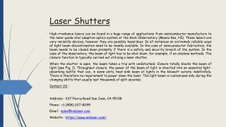 laser shutters