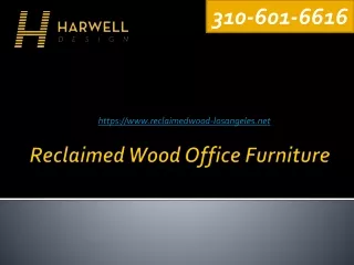 Reclaimed Wood Office Furniture