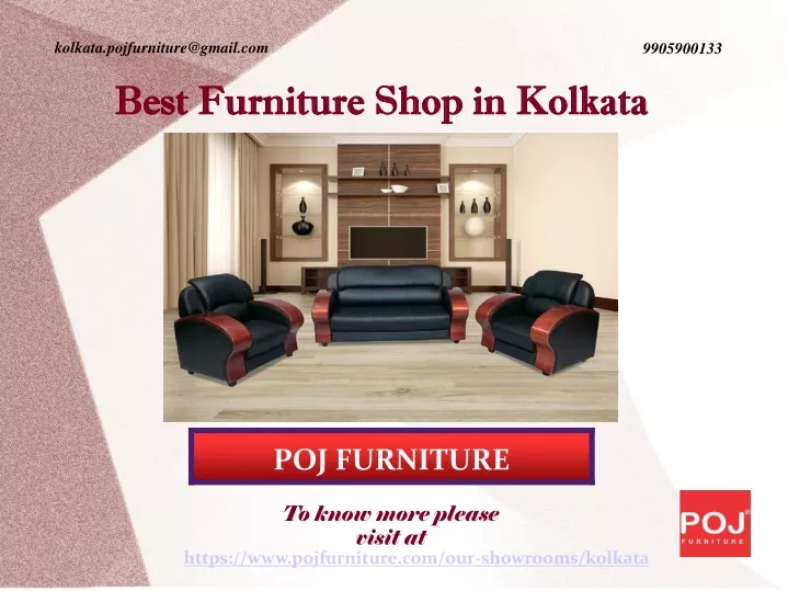 kolkata pojfurniture@gmail com