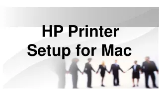HP Printer Setup for Mac