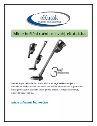 miele be i ni ru ni usisiva ekutak ba