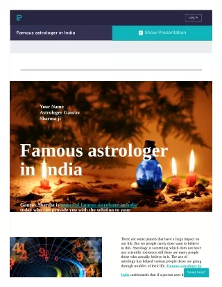 Famous astrologer in India - best astrologer service provider