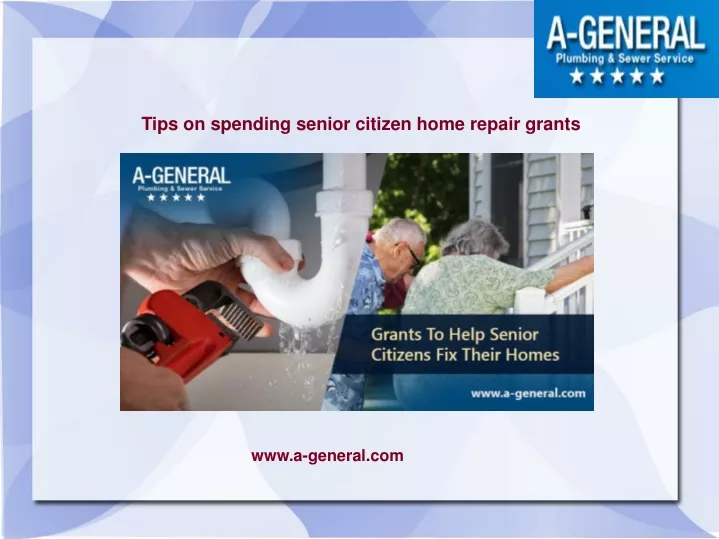 tips on spending senior citizen home repair grants