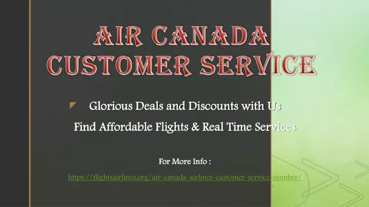 air canada customer service